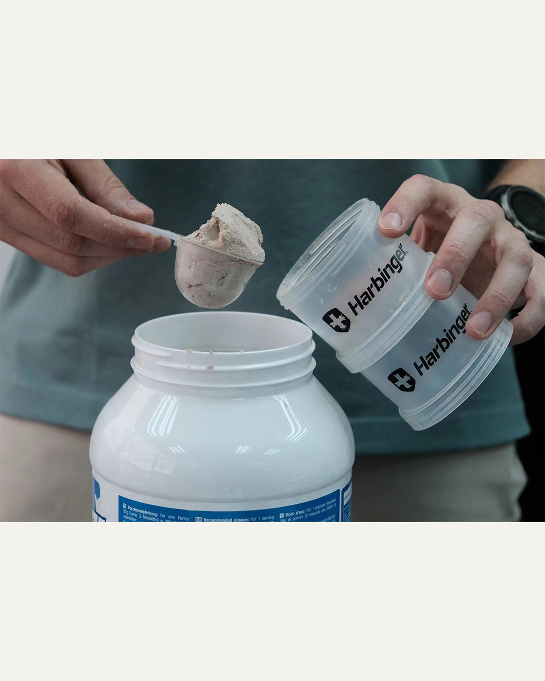 Harbinger Protein Case 2cases - Black