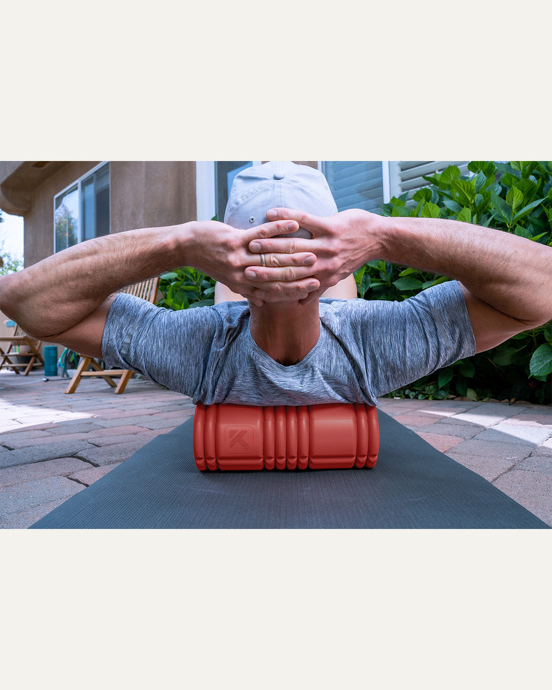 Trigger Point The Grid 1.0 Foam Roller - Red Clay