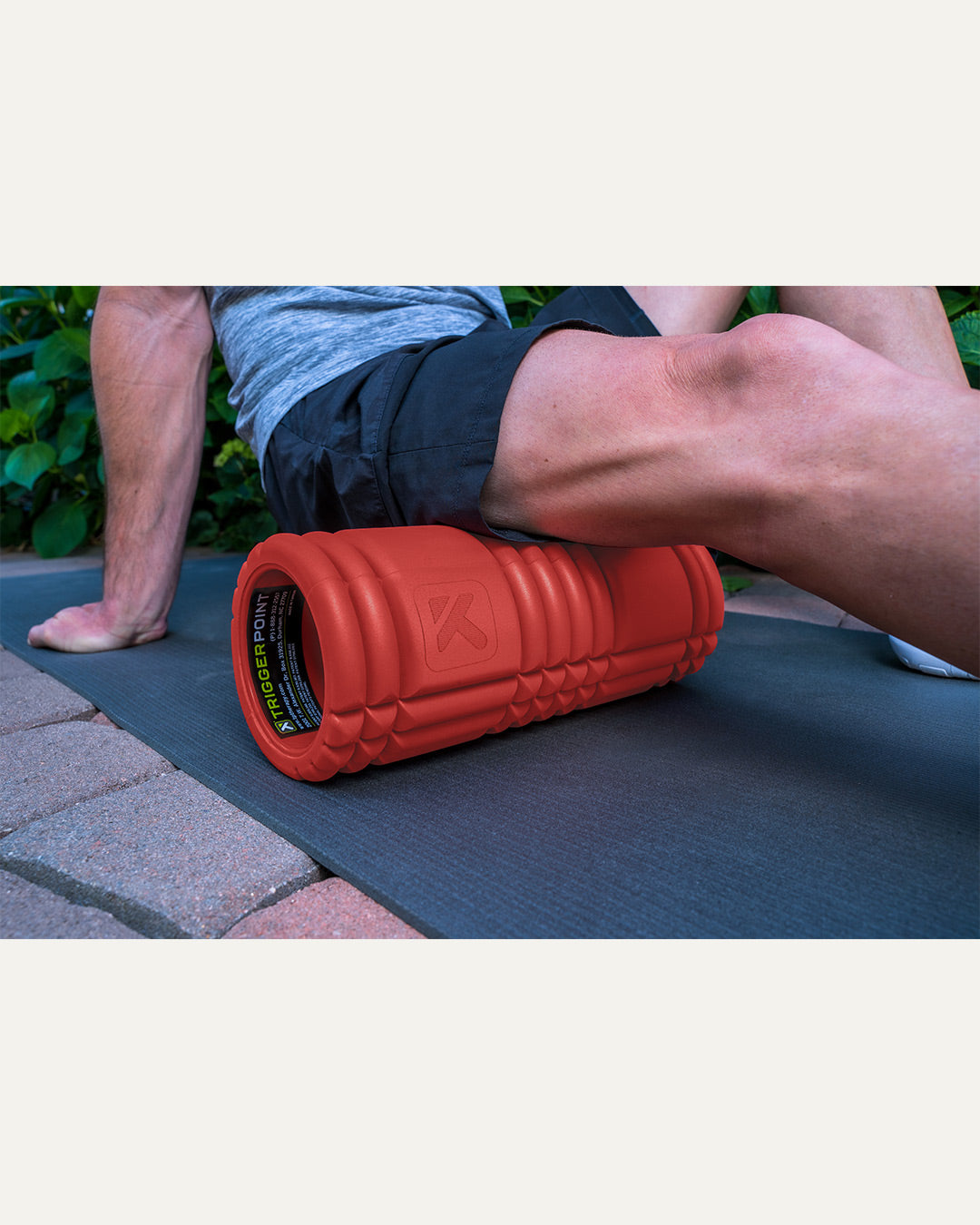 Trigger Point The Grid 1.0 Foam Roller - Red Clay