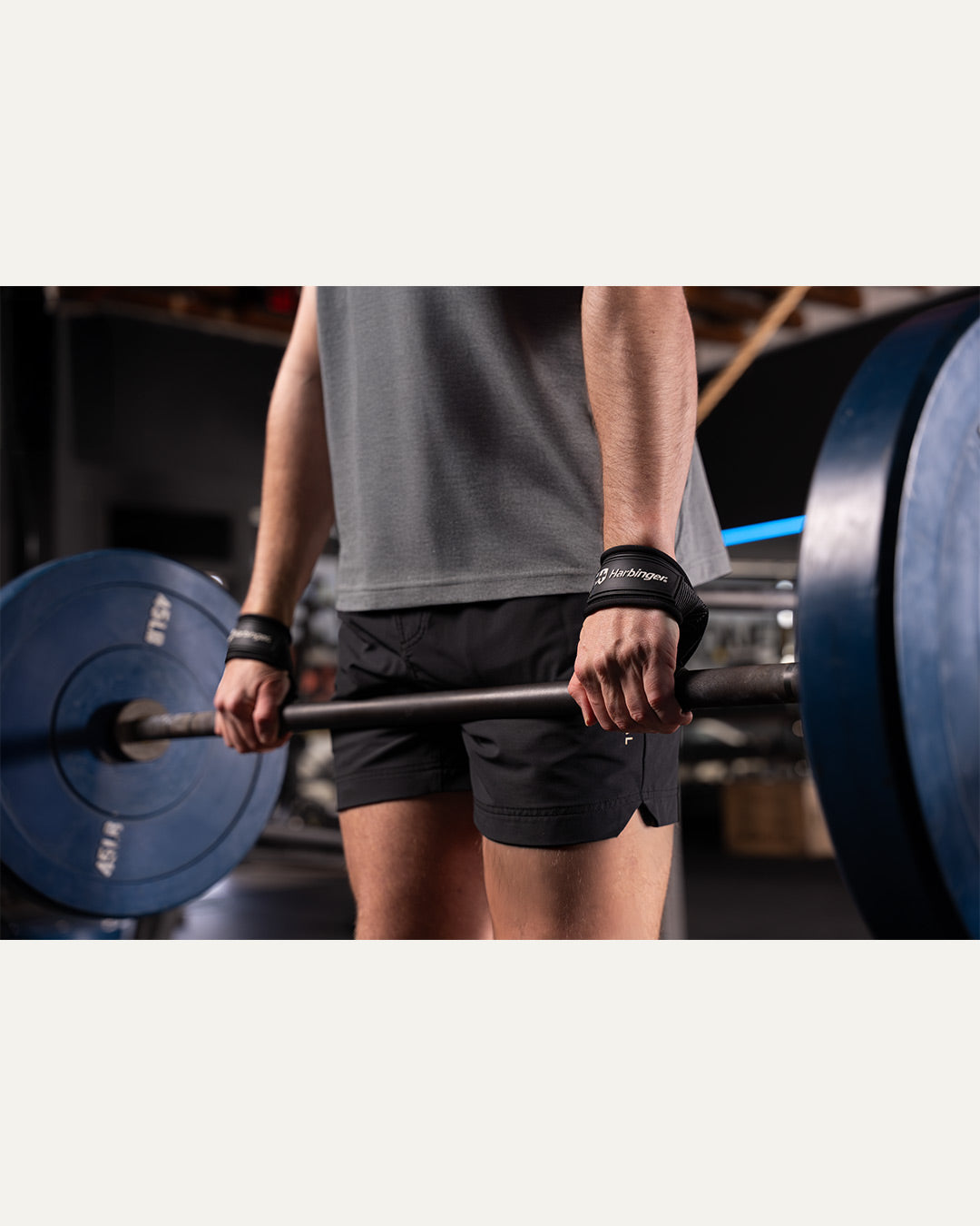 Harbinger Elite Padded Lifting Straps - Black