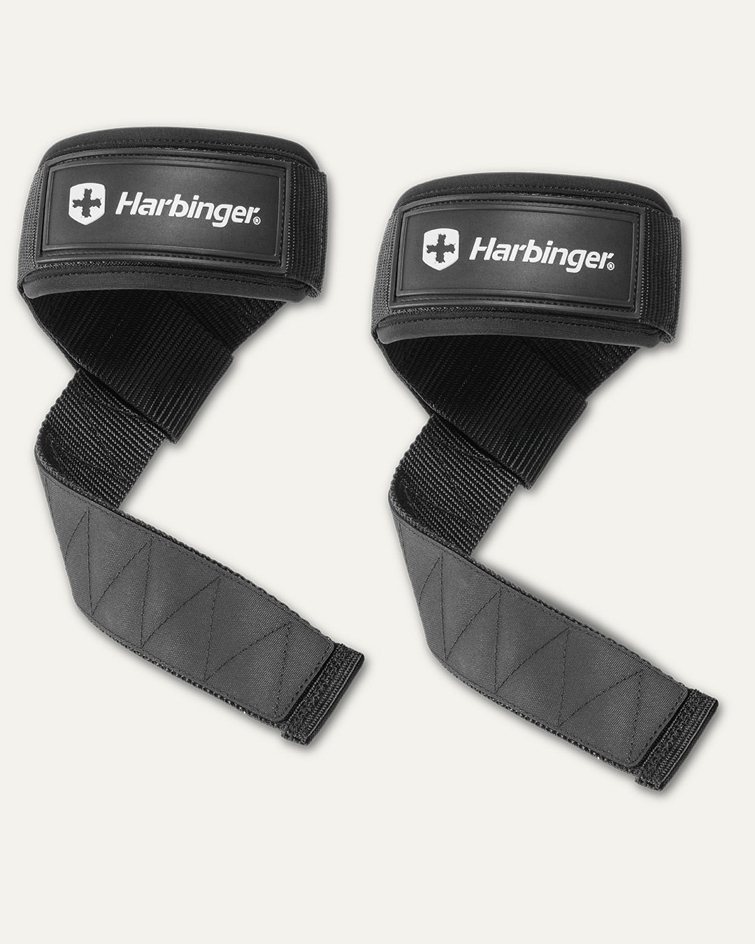 Harbinger Elite Padded Lifting Straps - Black