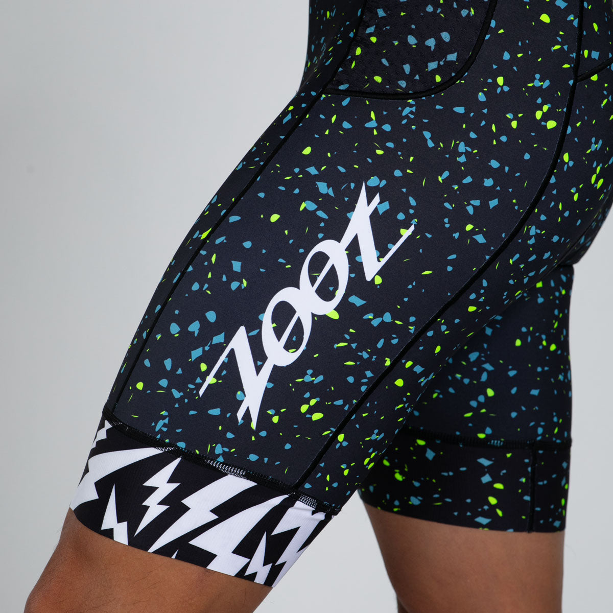 ZOOT Men's Tri AERO FZ Racesuit - Electric