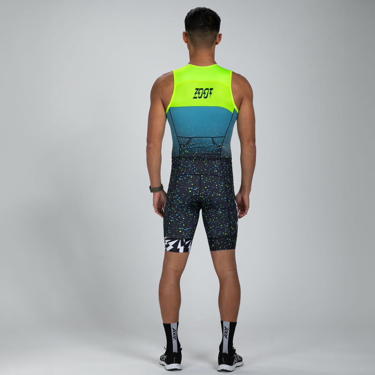 ZOOT Men's Tri SLVS FZ Racesuit - Electric