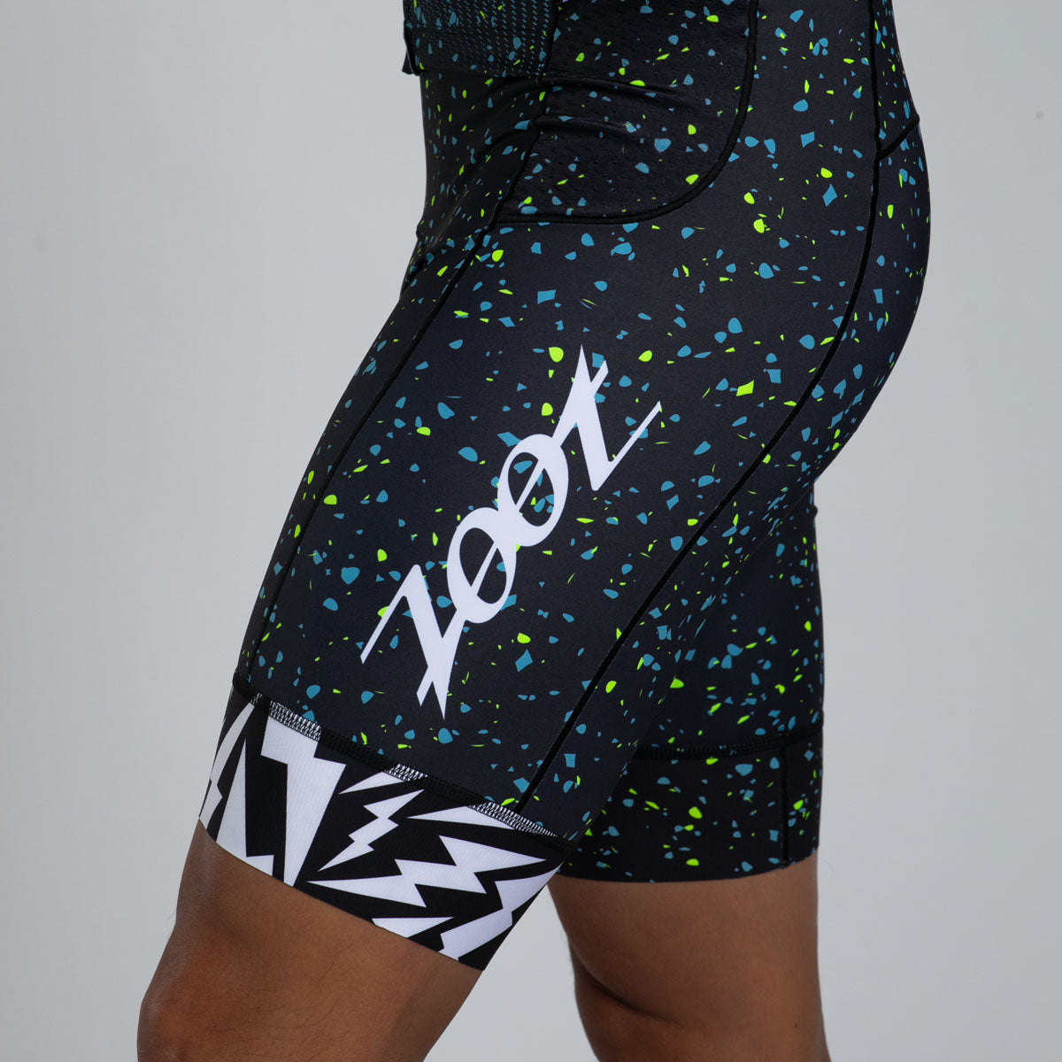 ZOOT Men's Tri SLVS FZ Racesuit - Electric