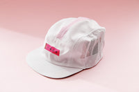 VAGA Feather Racing Cap - White/Neon Pink/Flame Red/Navy