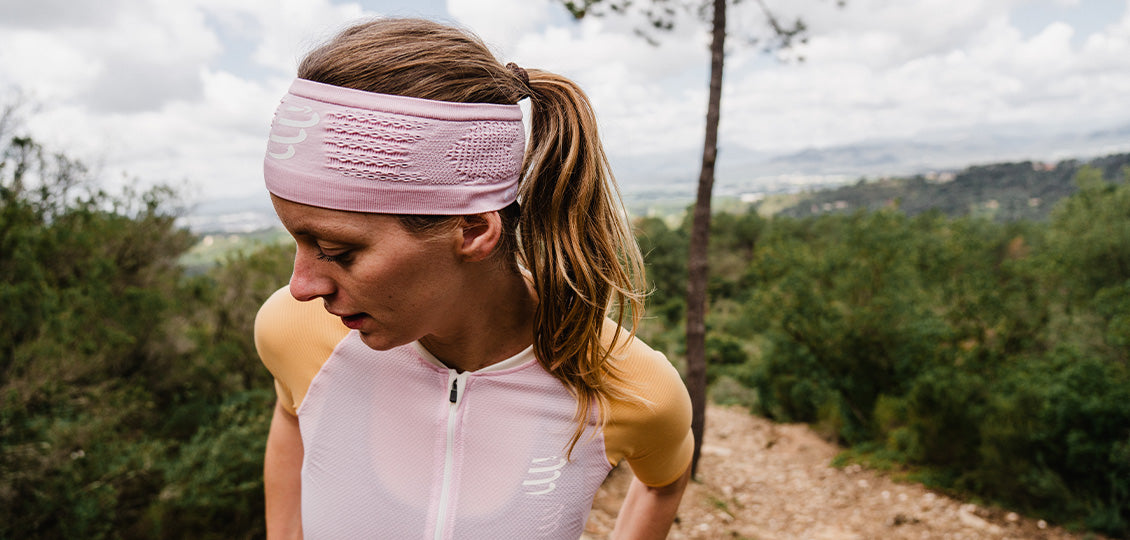 Compressport Unisex's Headband On/Off - Roseate