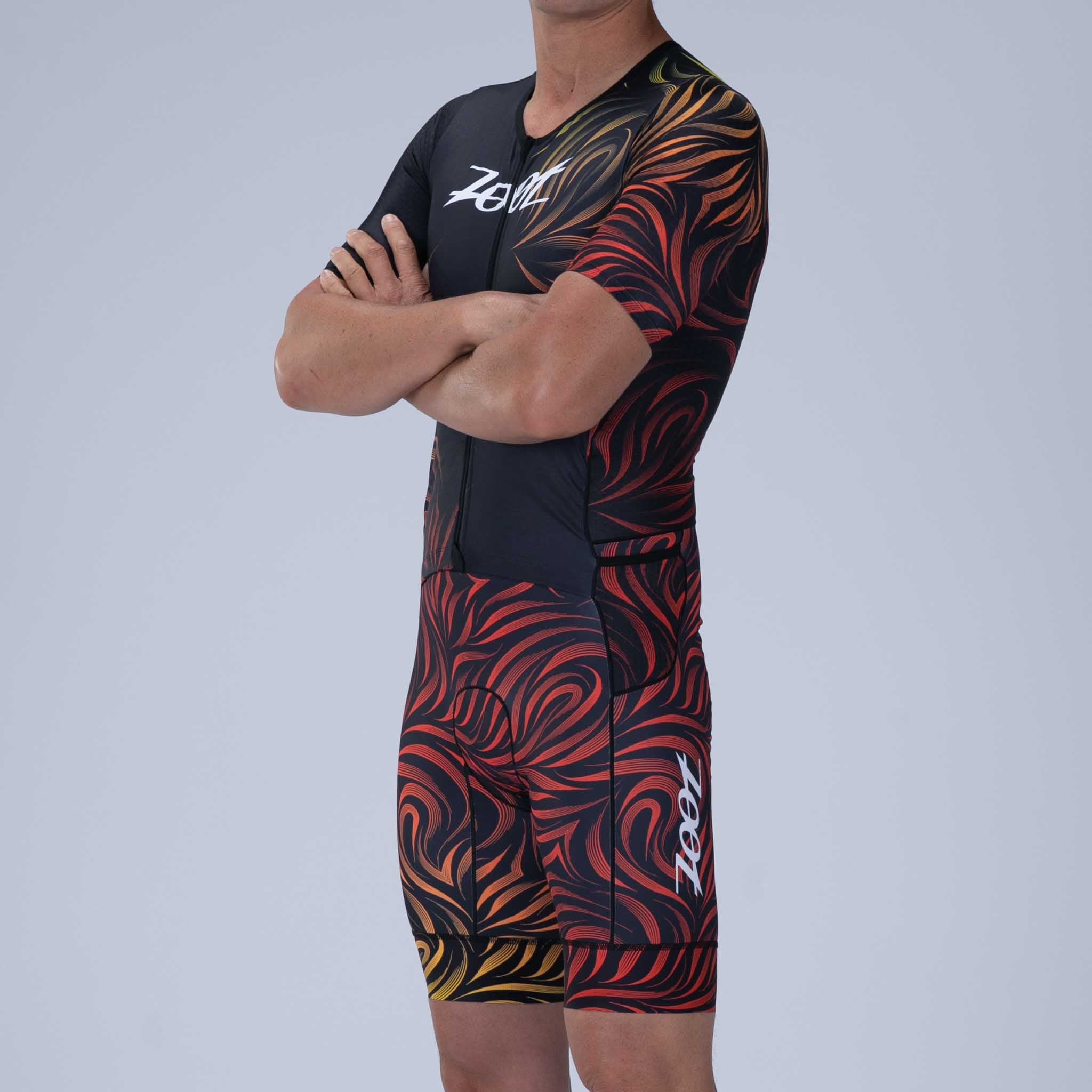 ZOOT Men's Ltd Tri Aero Full Zip Racesuit - Phoenix