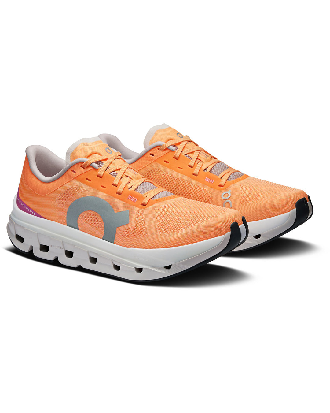ON Women's Cloudflow 5 - Tangerine/Silver