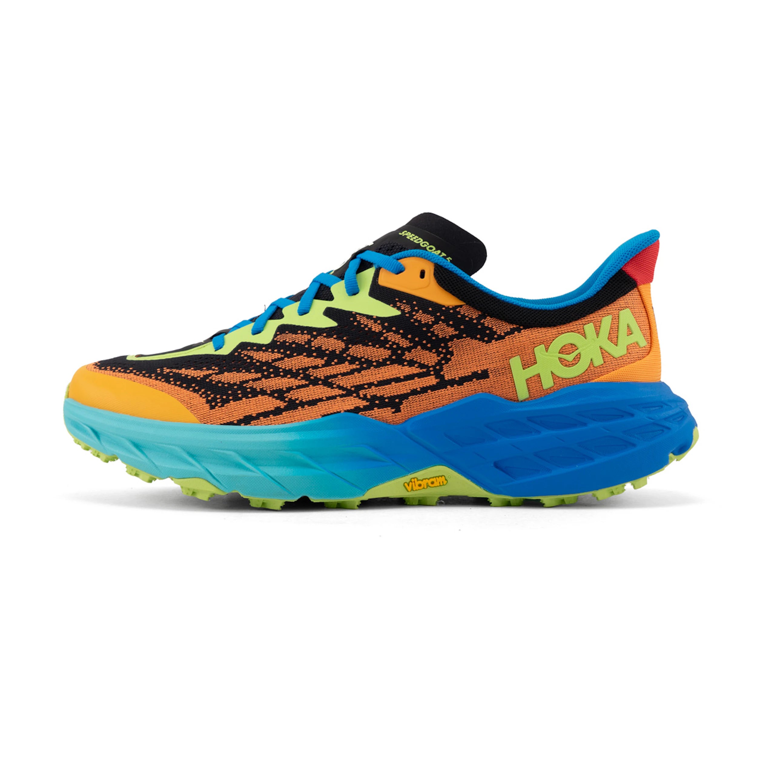 HOKA Men's Speedgoat 5 - Solar Flare/Diva Blue