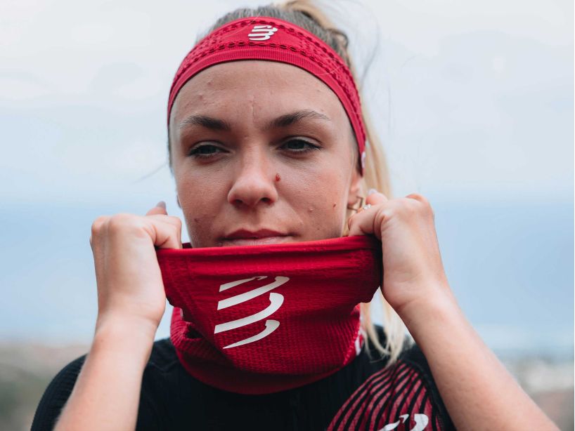 Compressport Unisex 3D Thermo Ultralight Headtube - Persian Red