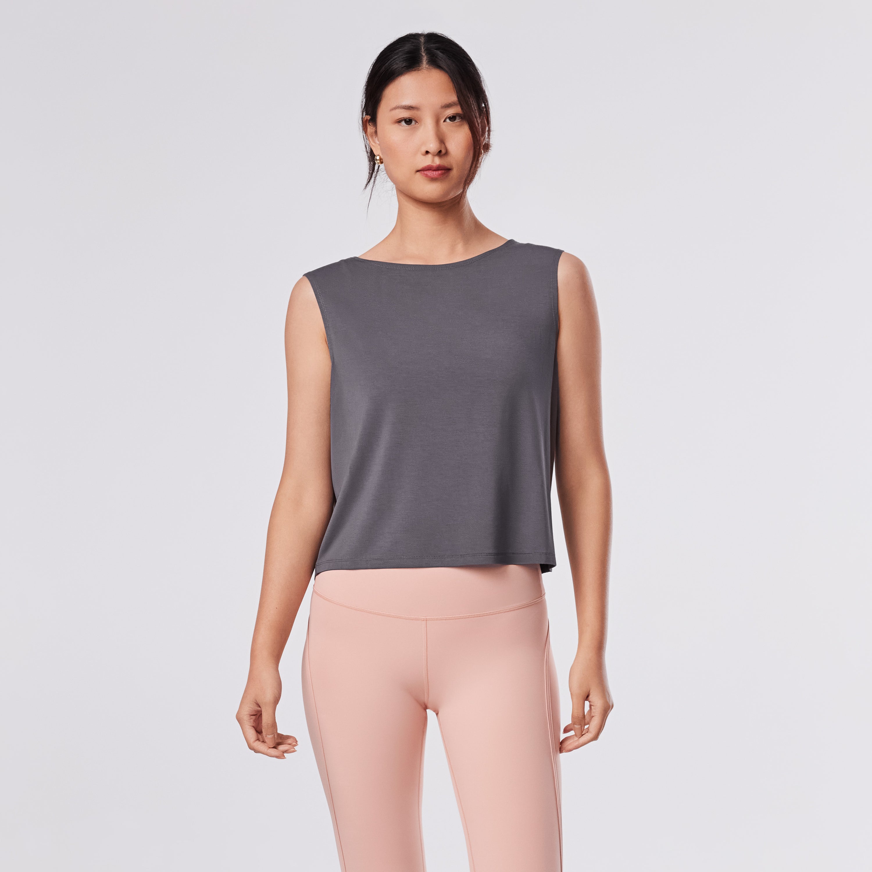 TAVI Draped Back Tank - Glacial