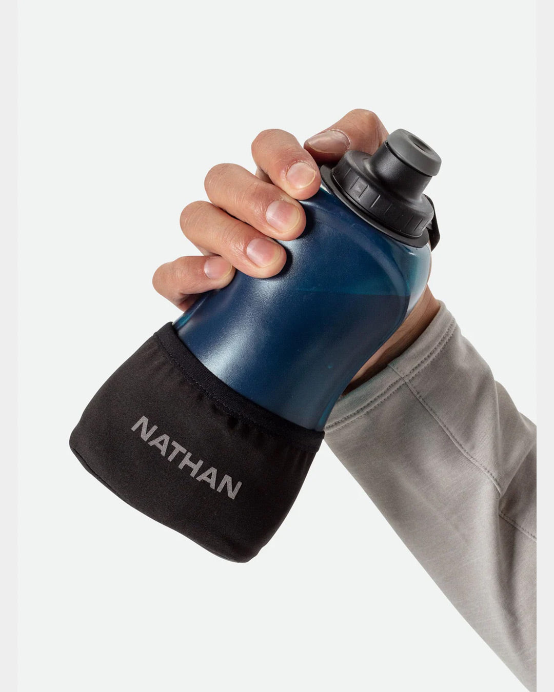 Nathan Quick Squeeze Lite 532ml - Black/Marine Blue