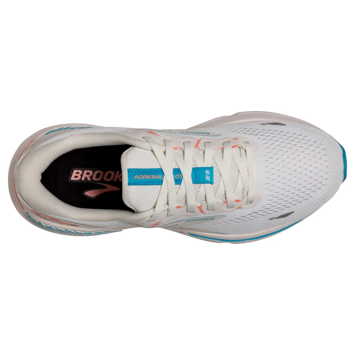 Brooks Women's Adrenaline GTS 23 - Coconut/Papaya/Blue