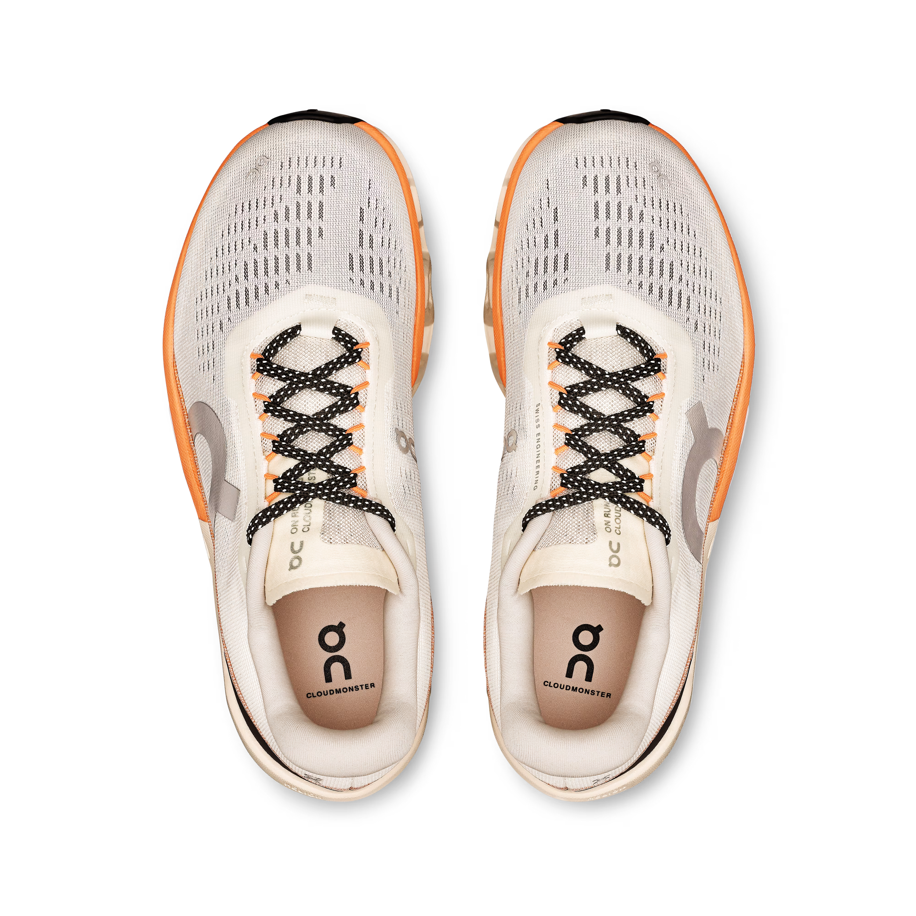 ON Women's Cloudmonster 2 - Ivory/Tangerine