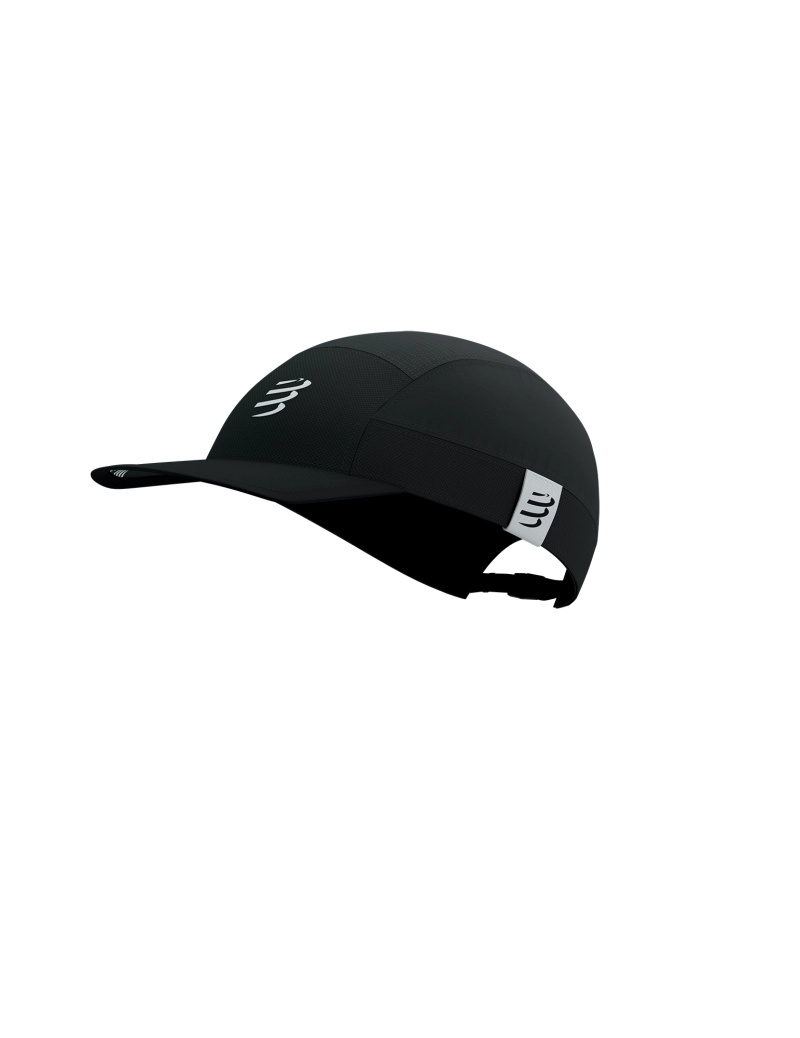 Compressport Unisex's 5 Panel Light Cap - Black
