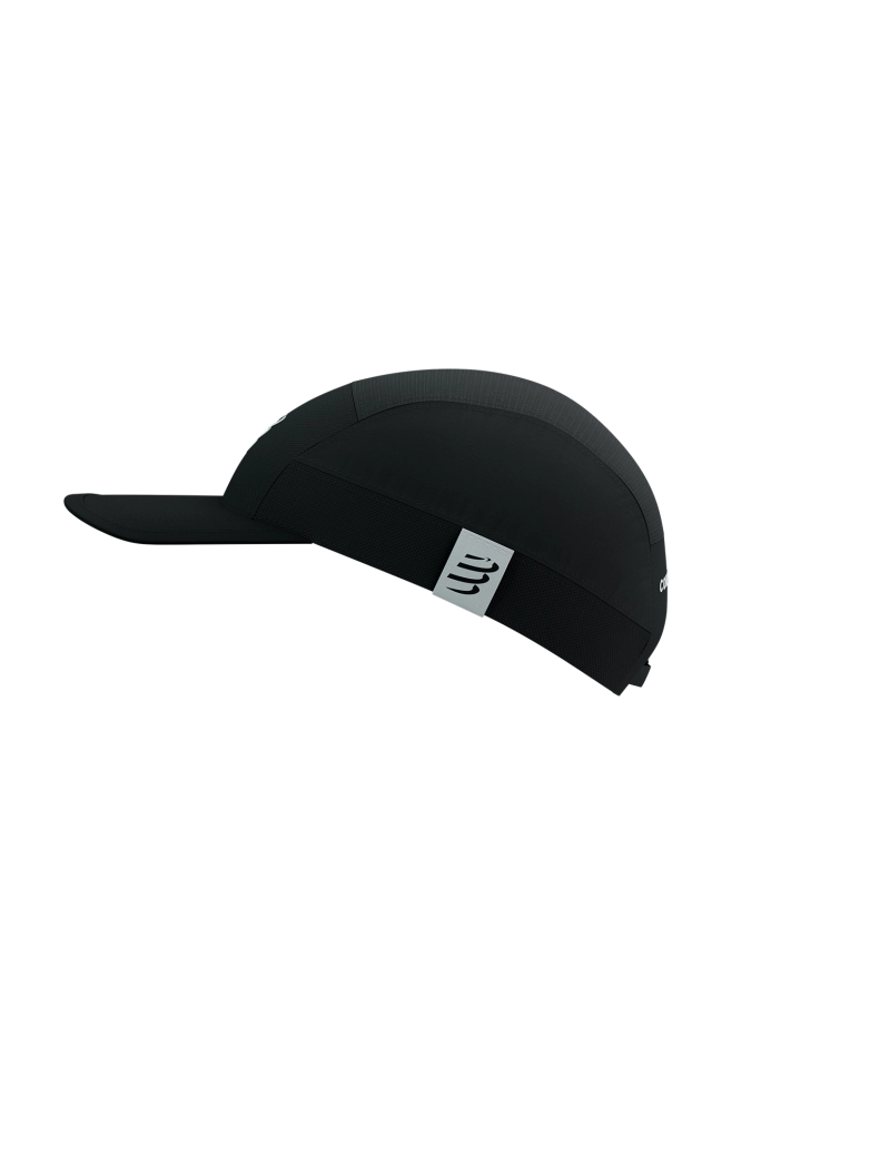 Compressport Unisex's 5 Panel Light Cap - Black