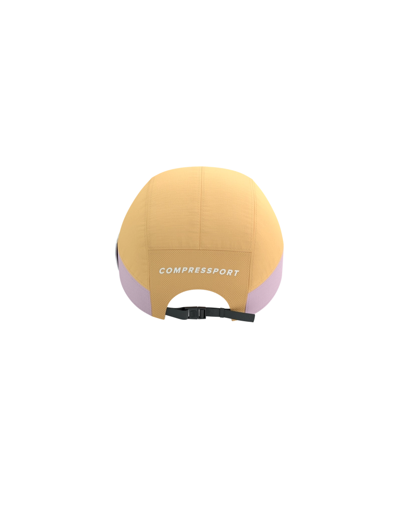 Compressport Unisex's 5 Panel Light Cap - Orange/Roseate