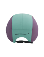 Compressport Unisex's 5 Panel Light Cap - Shell Blue/Grape