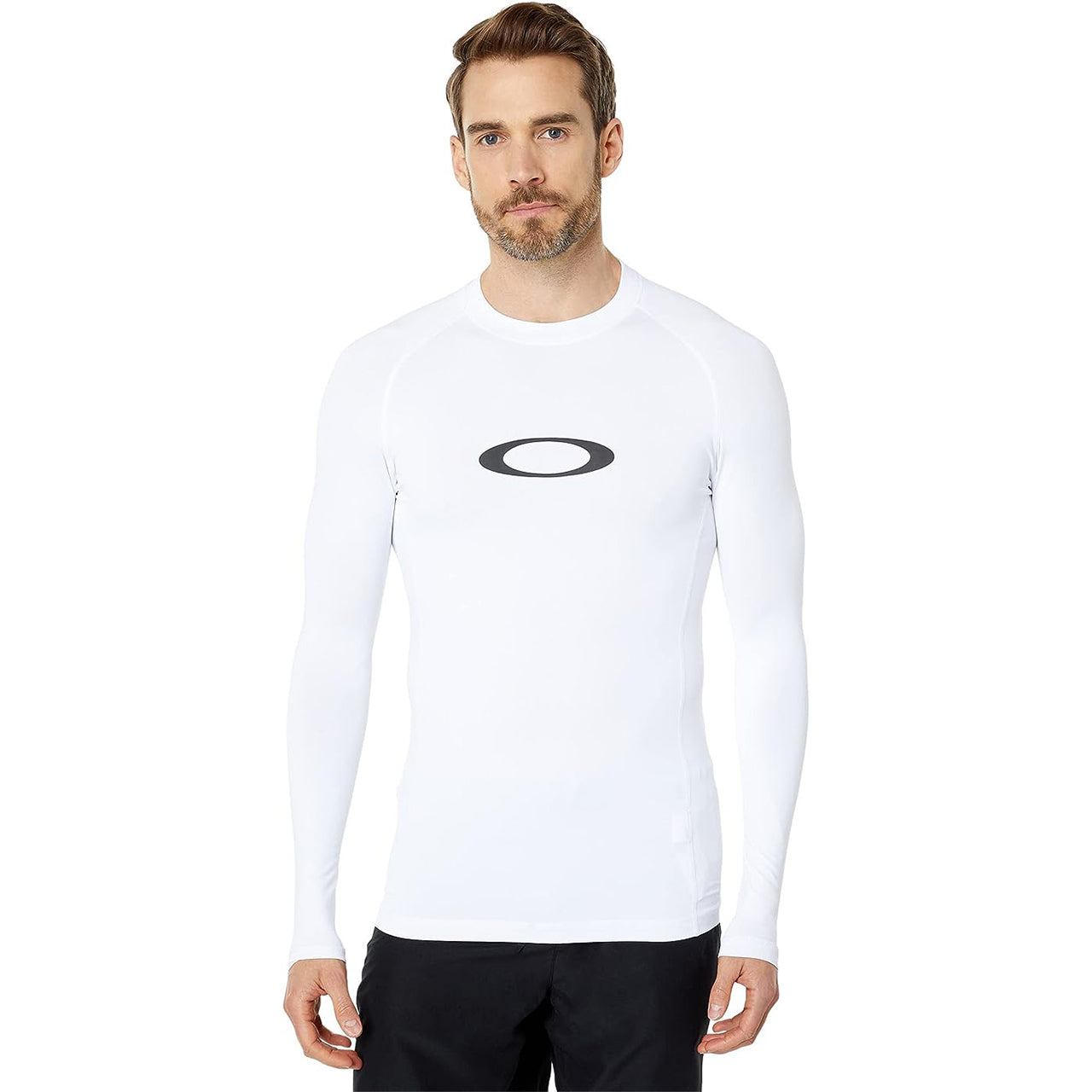 Oakley Ellipse Rashguard LS - White