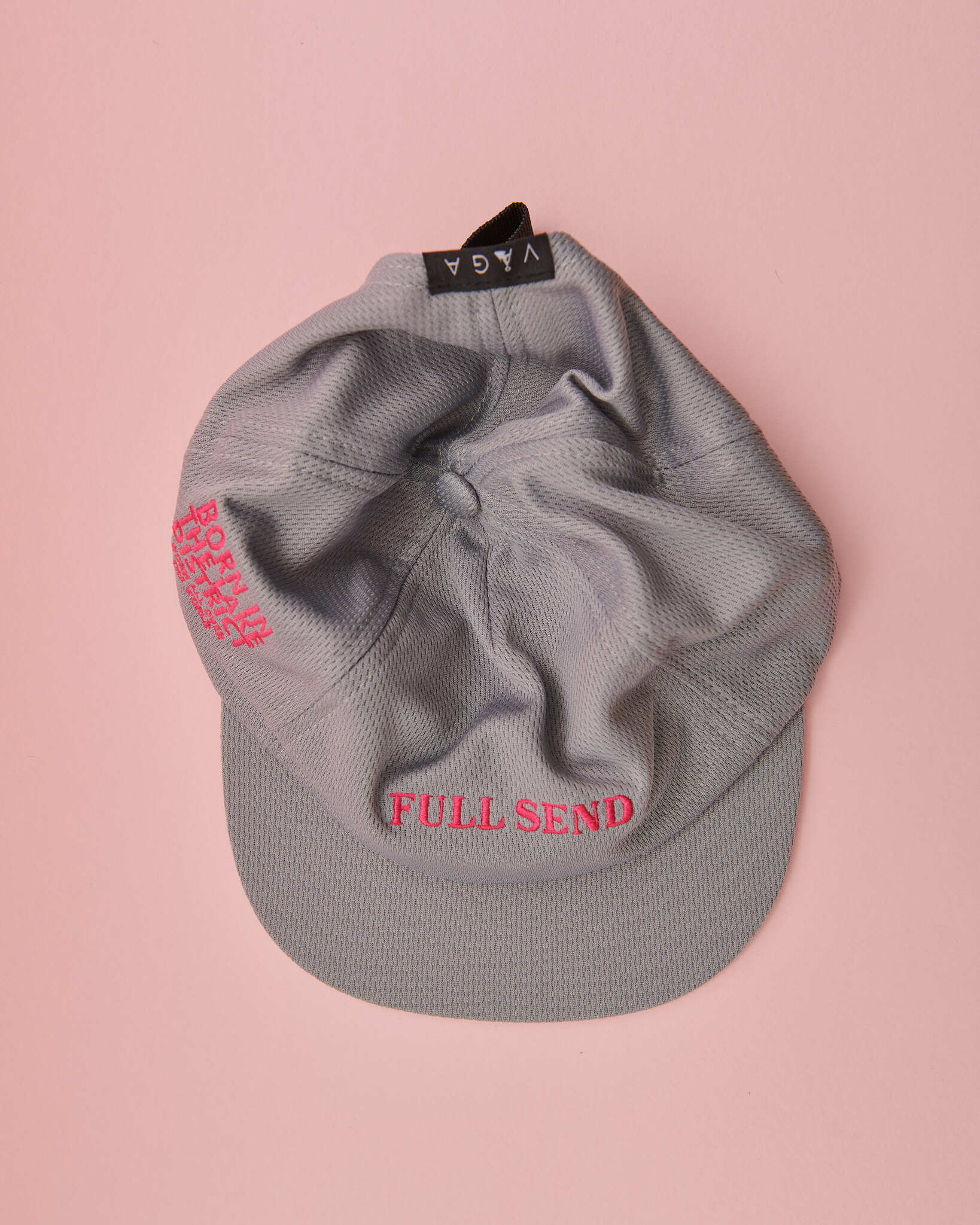 VAGA EP Cap - Mid Grey/Poster Pink