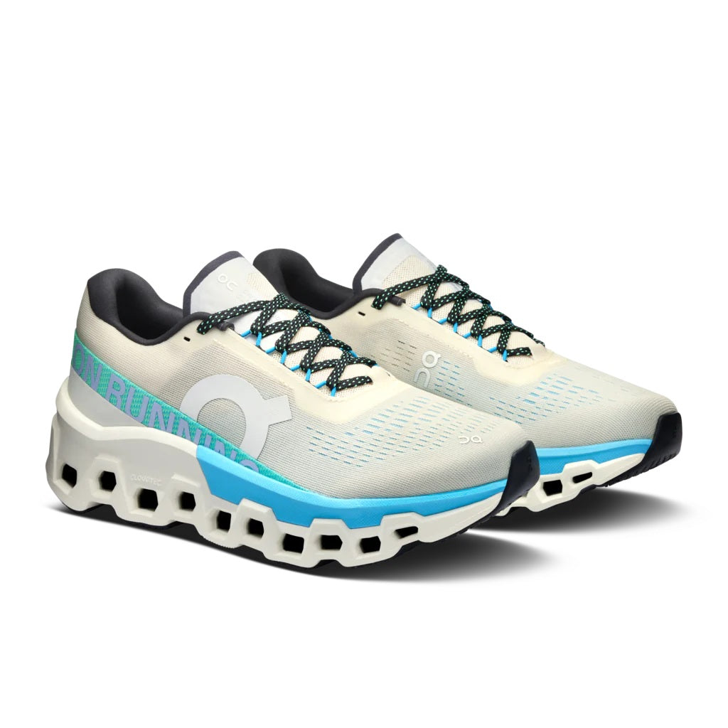 ON Women's Cloudmonster 2 - Cream/Horizon