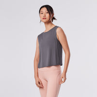 TAVI Draped Back Tank - Glacial