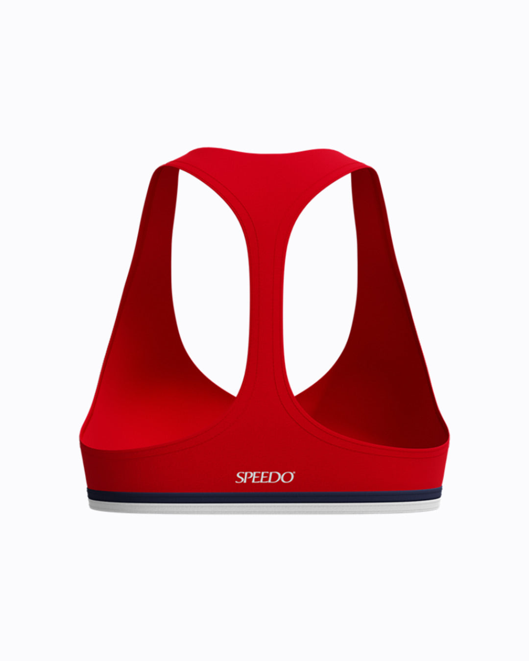 Speedo Women's Racerback Bikini Top - Red/White
