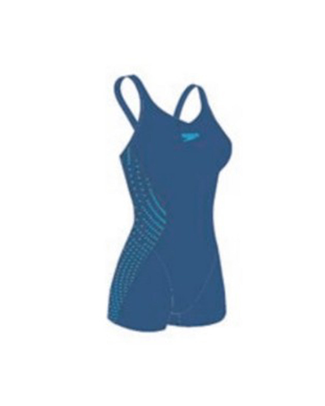 Speedo Women's China SpeedoFit Extra Low Leg Swimsuit (AsiaFit) - Navy/Turqouise