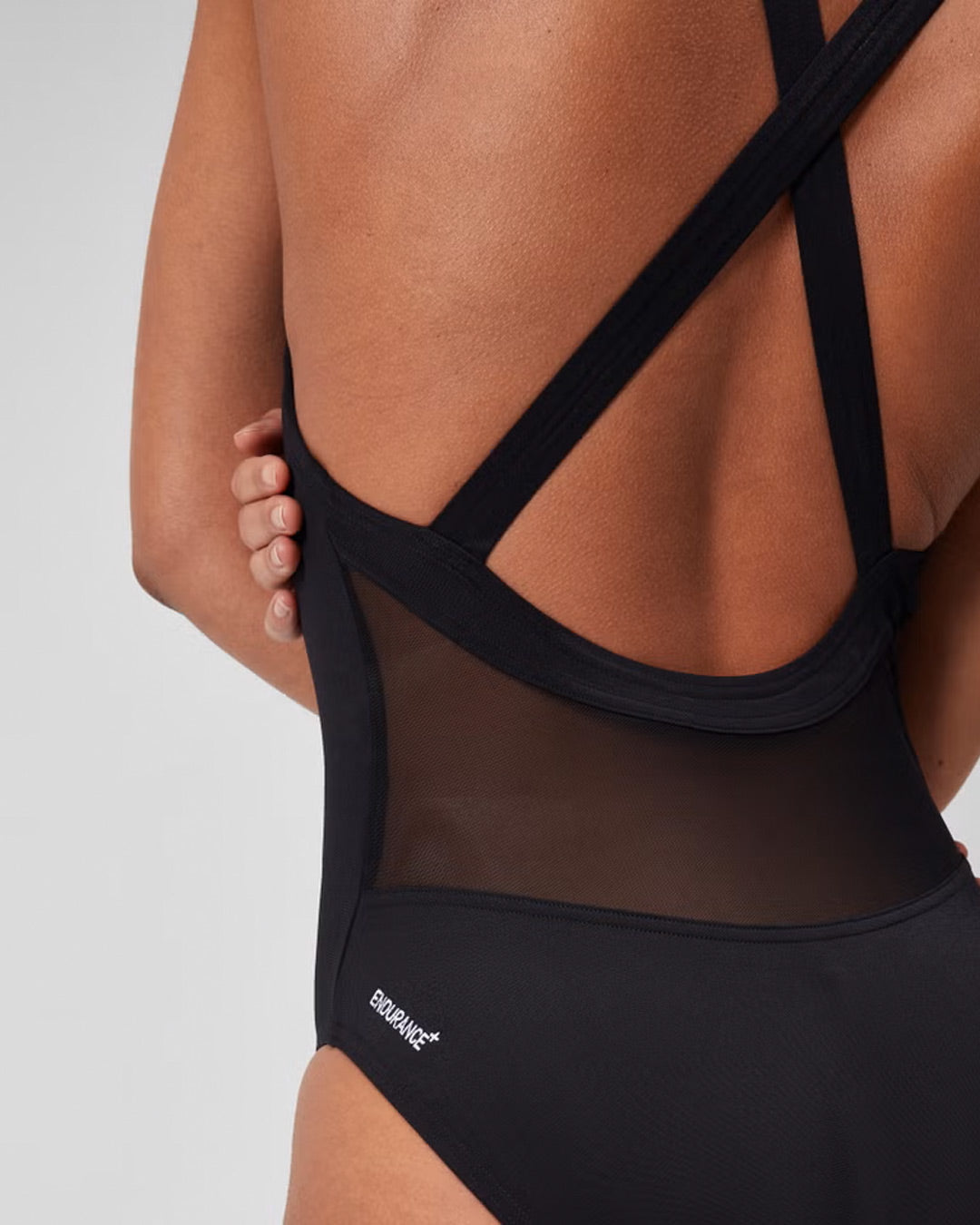 Speedo Women's Endurance+ Power Crossback One Piece (AisaFit) - Black