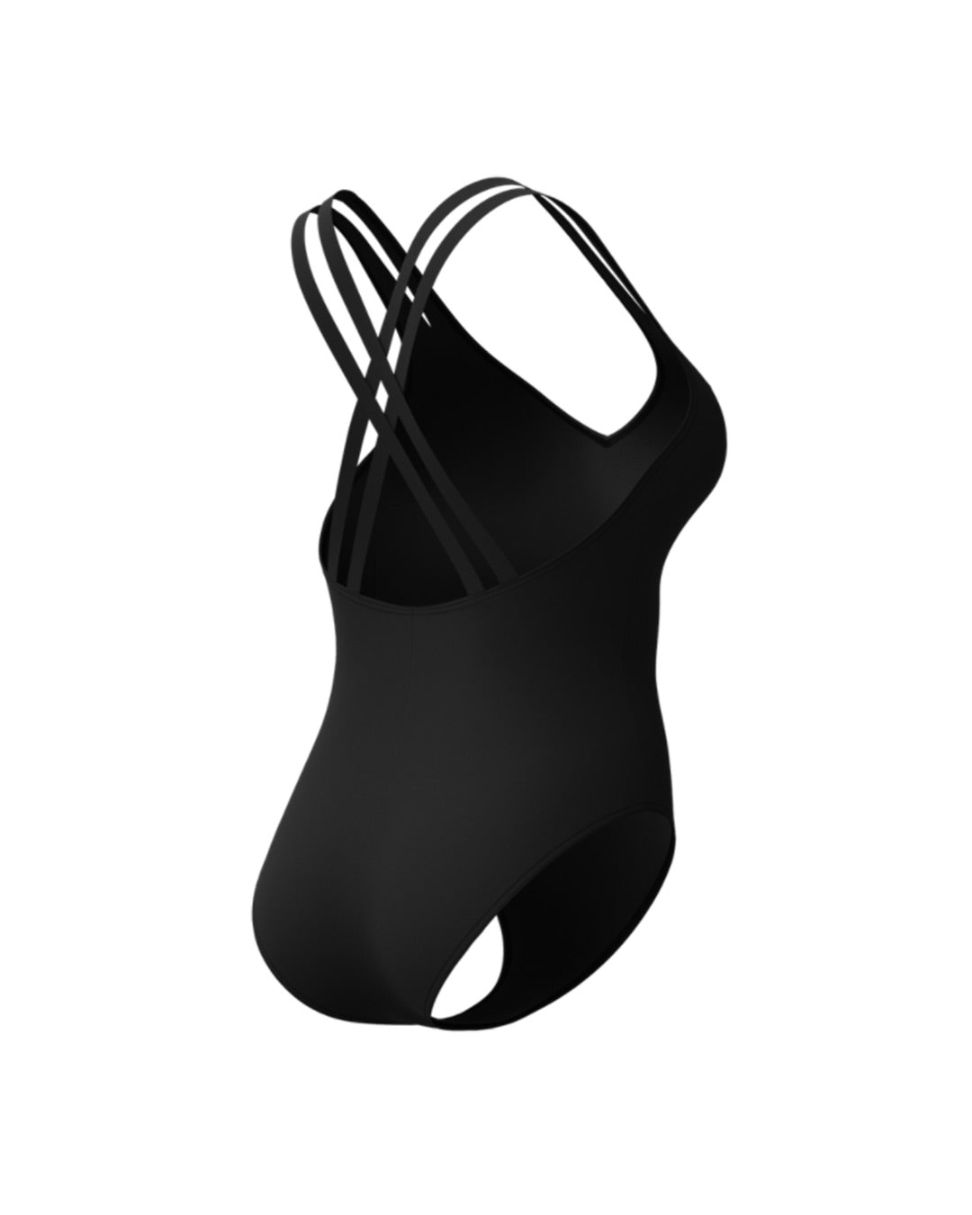 Speedo Women's China Luxepool Solid 1pc (AsiaFit) - Black