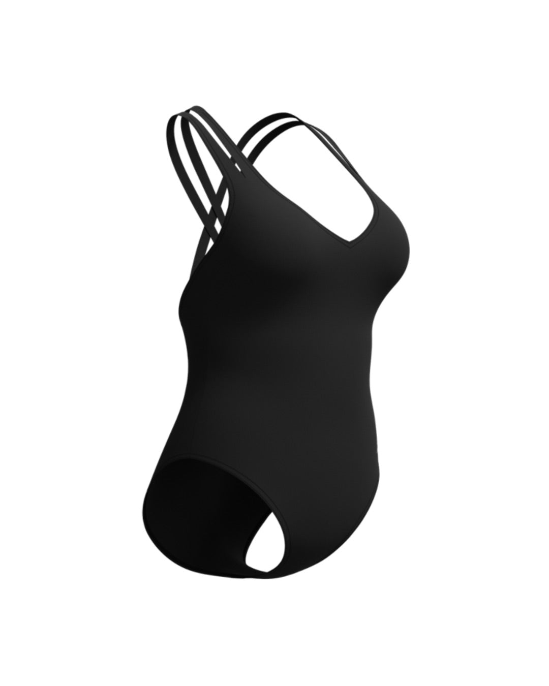 Speedo Women's China Luxepool Solid 1pc (AsiaFit) - Black