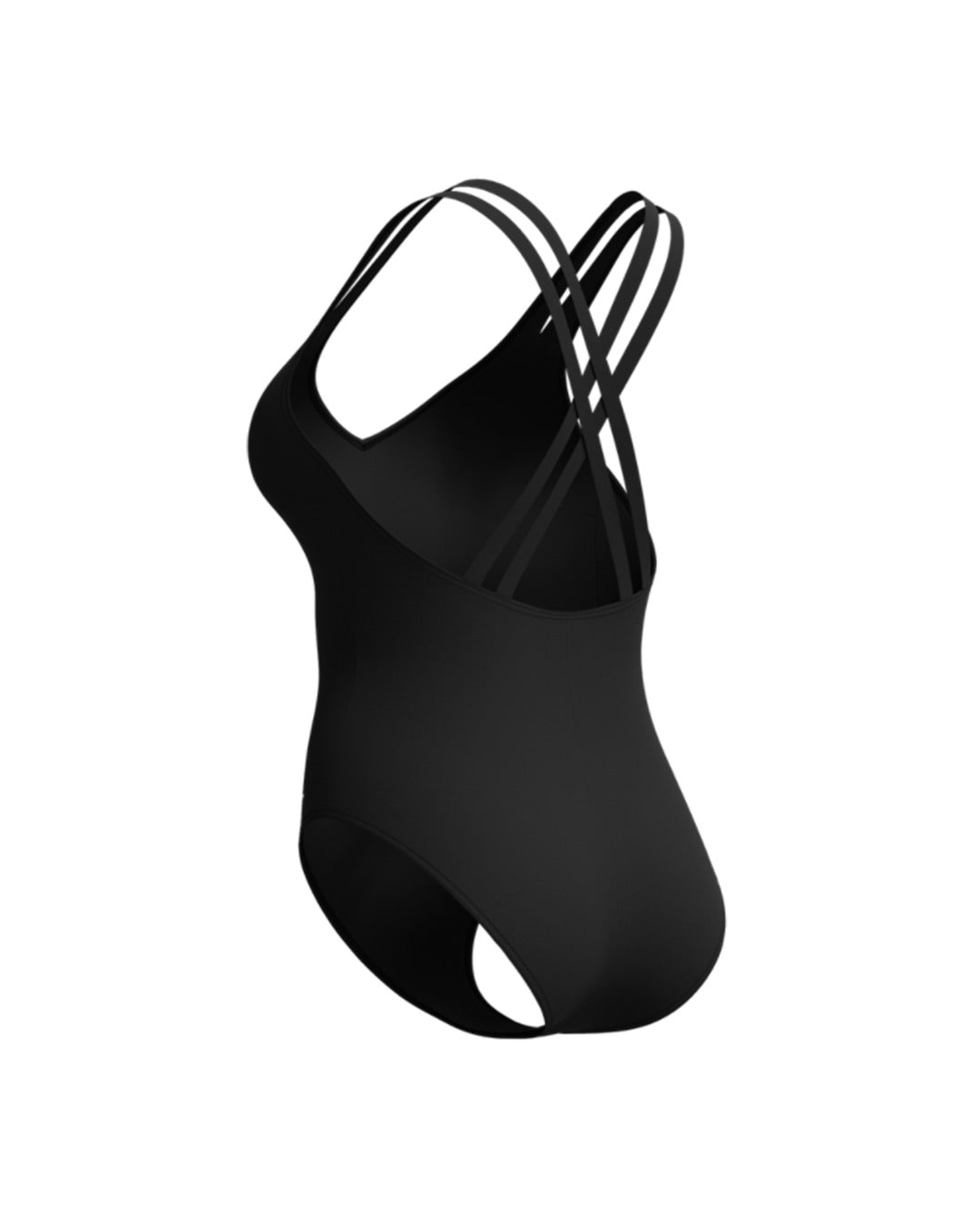 Speedo Women's China Luxepool Solid 1pc (AsiaFit) - Black