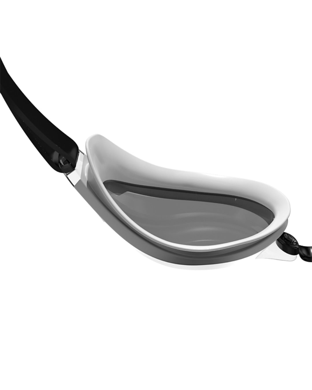 Speedo Unisex's Fastskin Speed Socket 2.0 Goggles - Black/White/(Smoke)