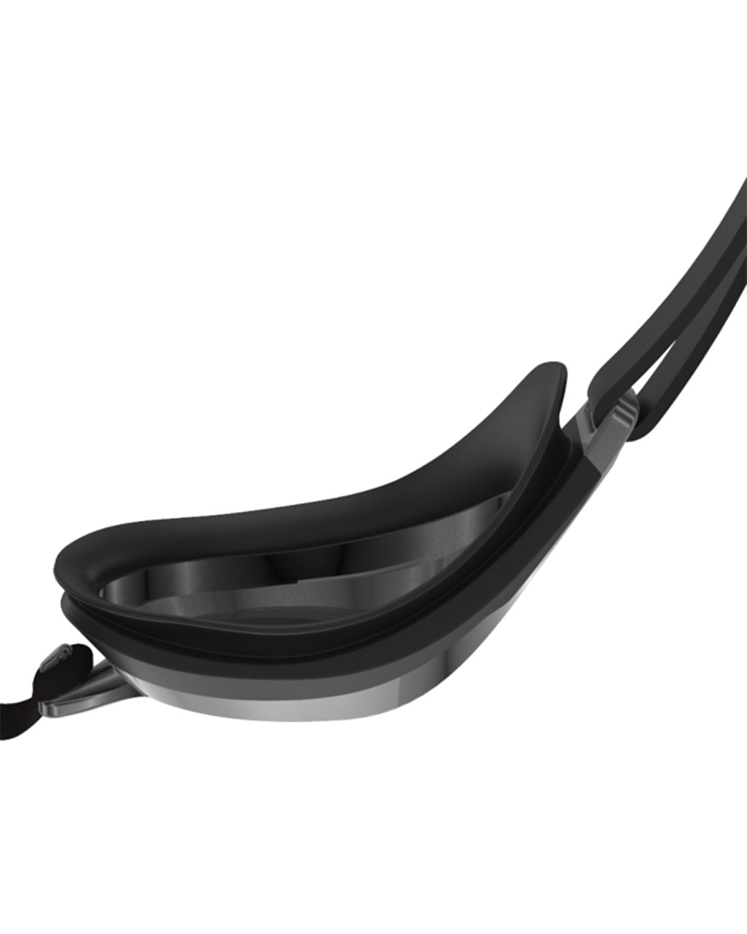 Speedo Unisex's Fastskin Speed Socket 2.0 Mirrored Goggles - Black/Silver/(Chrome)