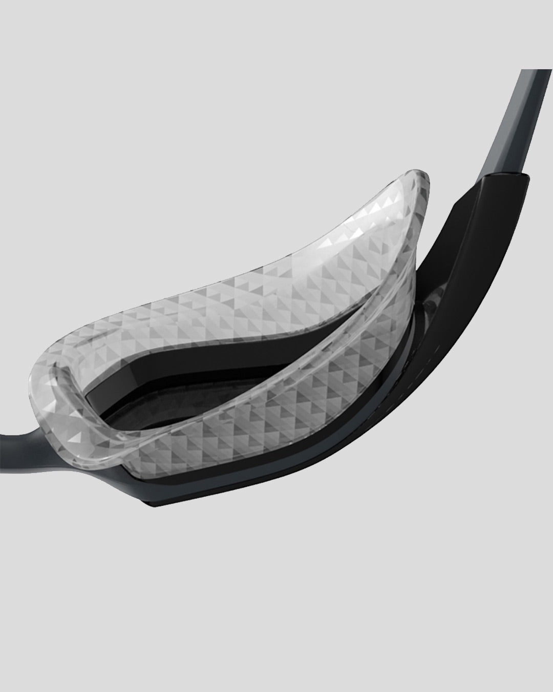 Speedo Unisex's Aquapulse Pro Mirrored Goggles (AsiaFit) - Grey/Silver/(Chrome)