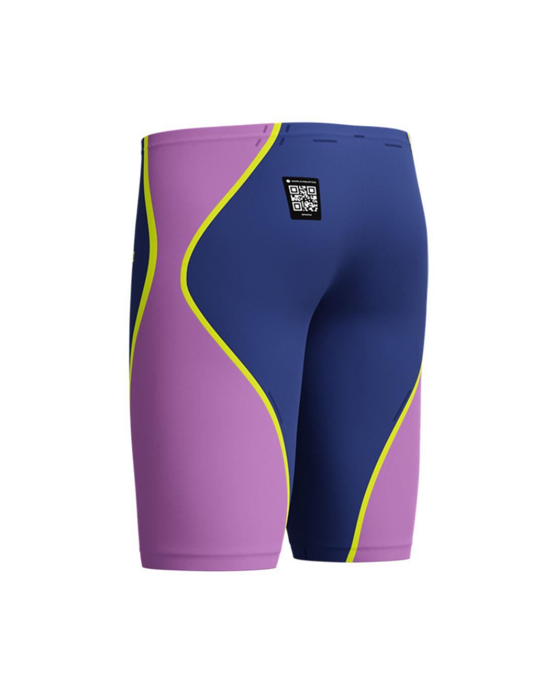 Speedo Men's Fastskin LZR Pure Intent 2.0 Jammer - Navy/Purple Marble