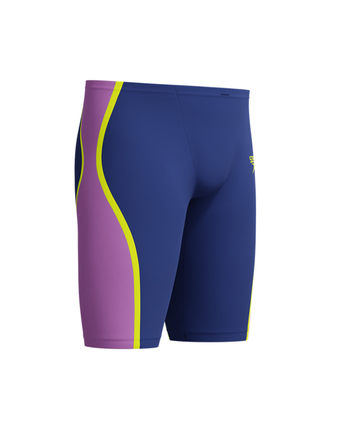 Speedo Men's Fastskin LZR Pure Intent 2.0 Jammer - Navy/Purple Marble