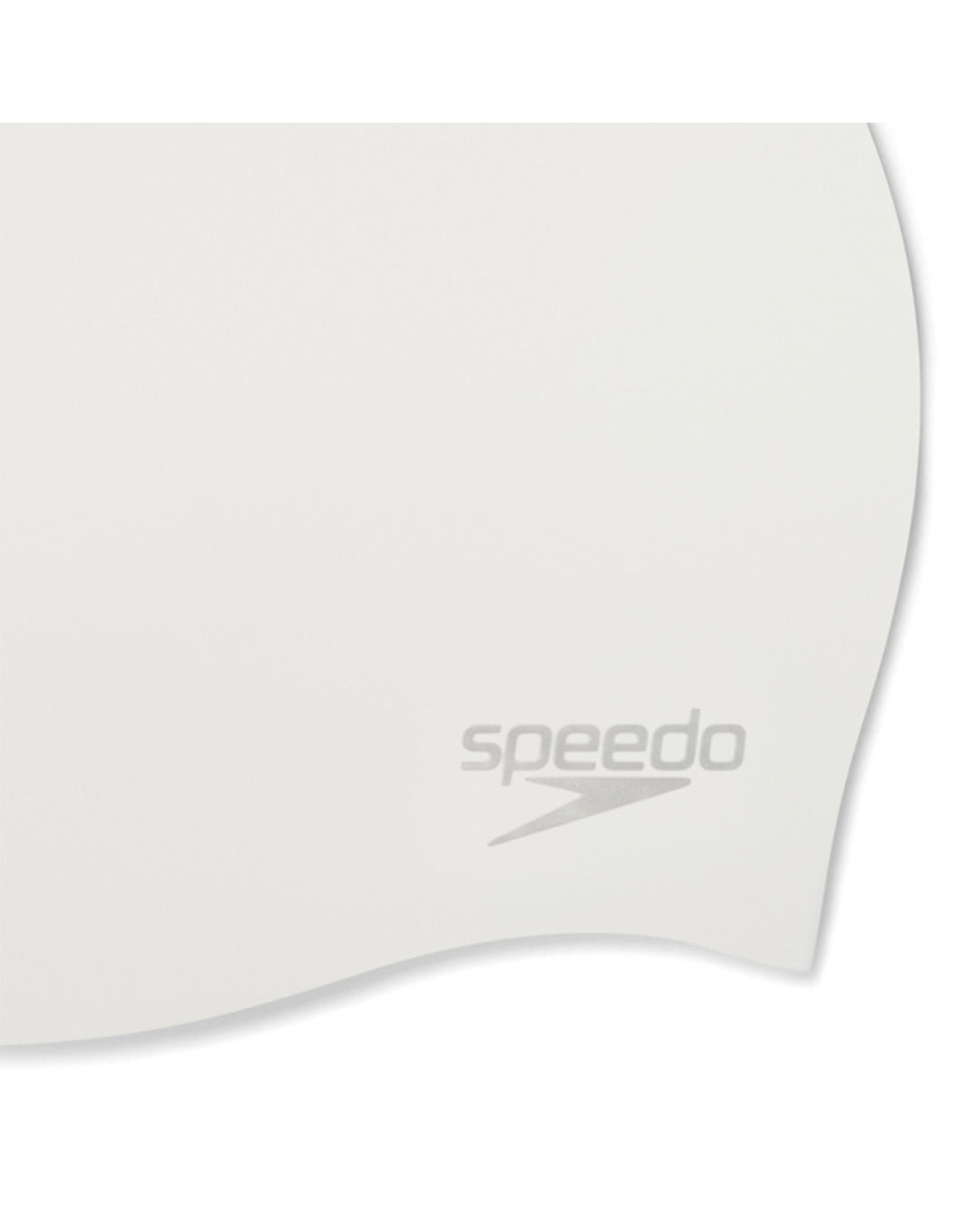 Speedo Unisex's Moulded Silicone Cap - White