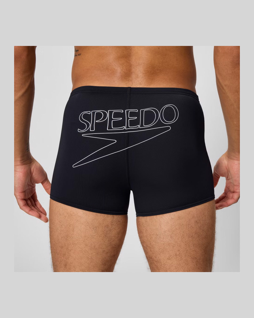 Speedo Men's Endurance+ Logo Aquashort - Black