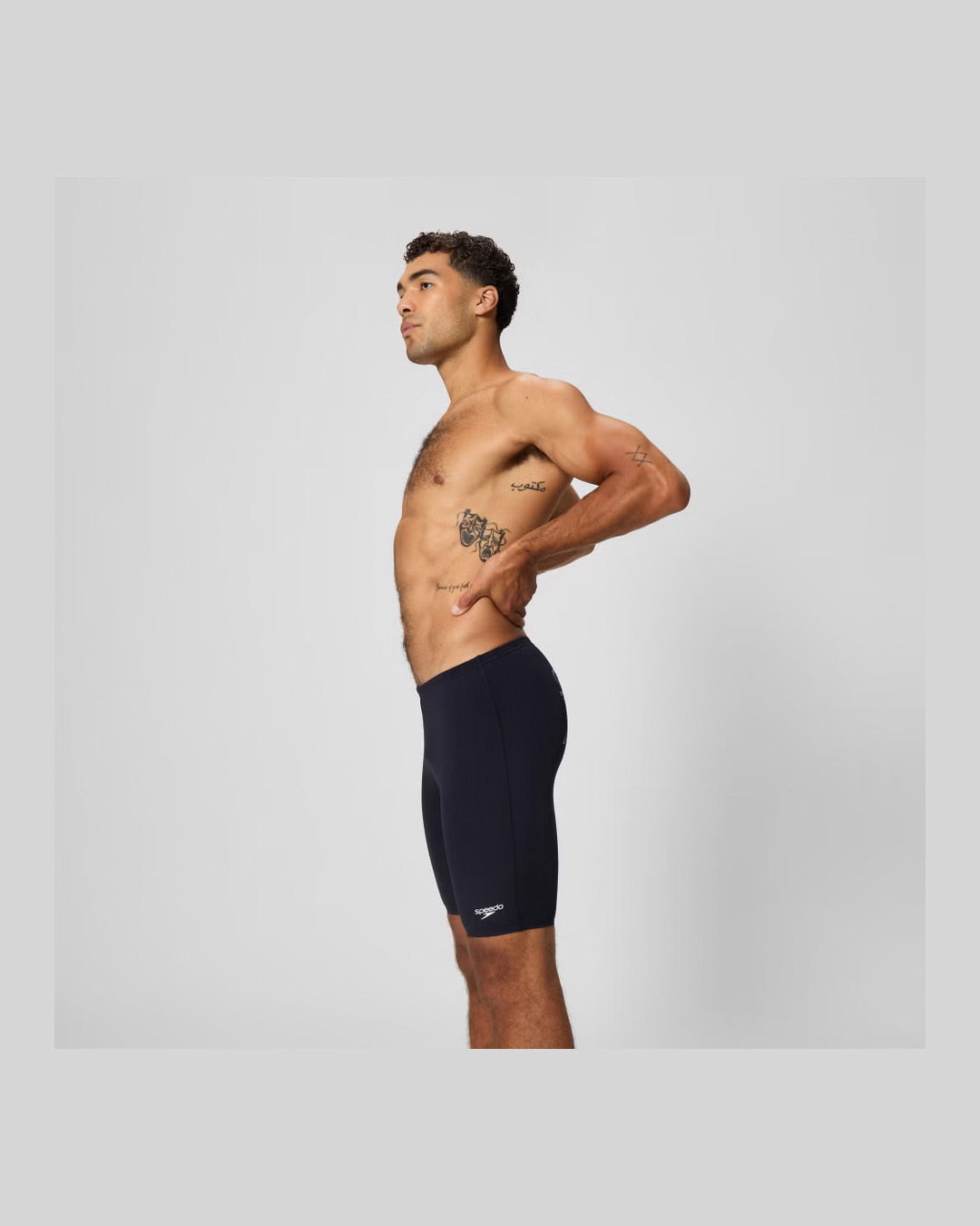 Speedo Men's Endurance+ Logo Jammer - Black