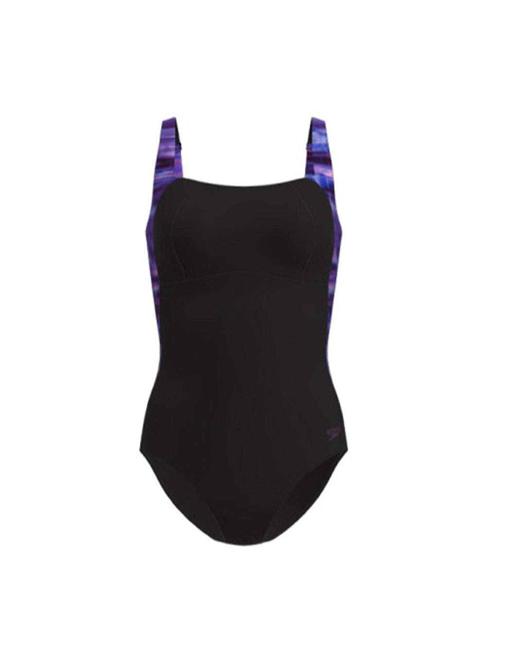 Speedo Women's Placement Medalist 1 Piece (AsiaFit) - Black/Purple