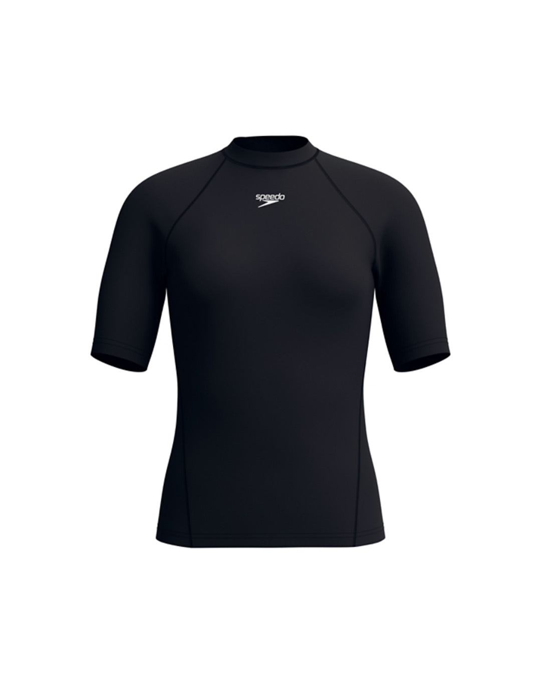 Speedo Women's Endurance+ S/S Rash Guard (AsiaFit) - Black