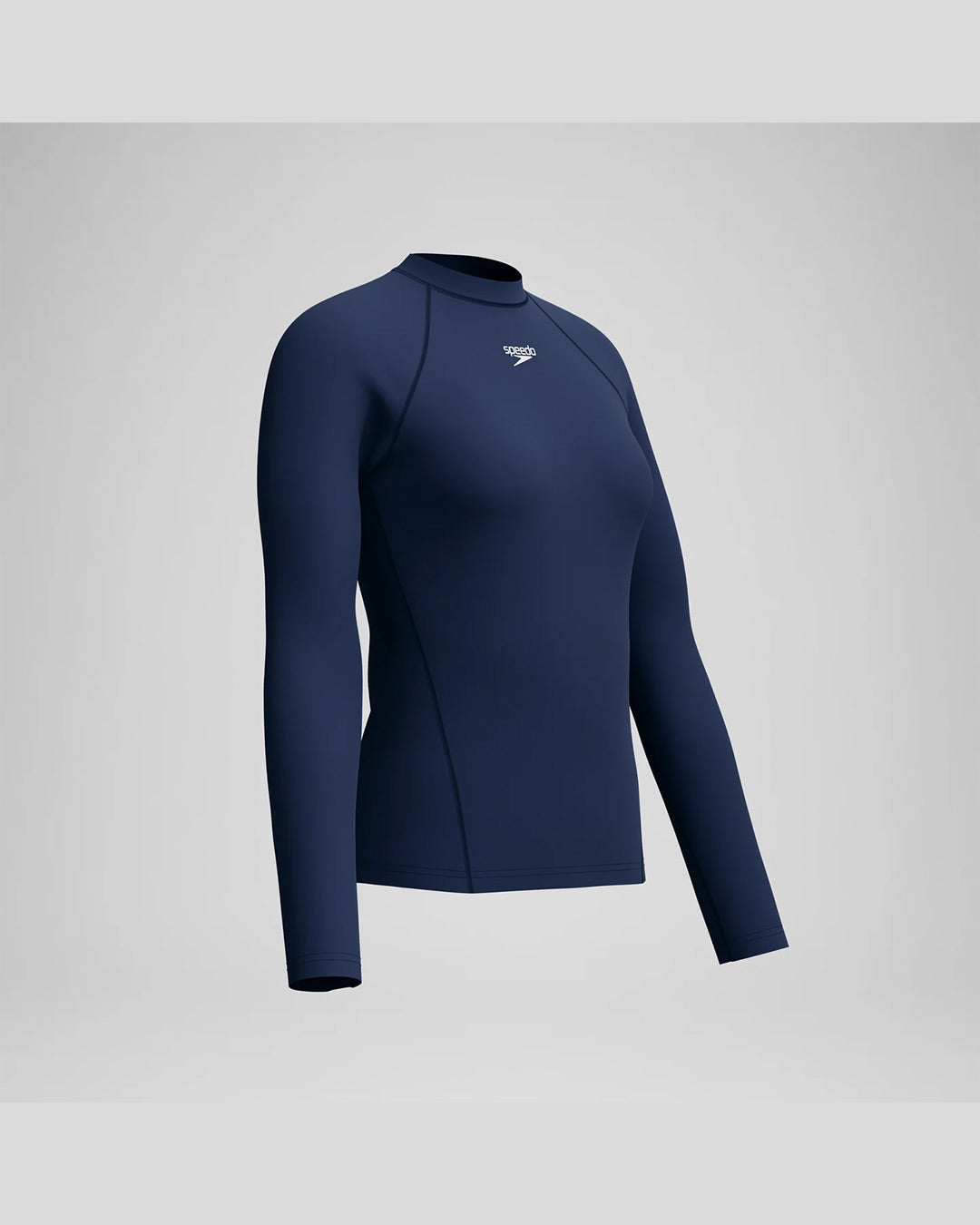 Speedo Women's Endurance+ L/S Rash Guard (AsiaFit) - Navy