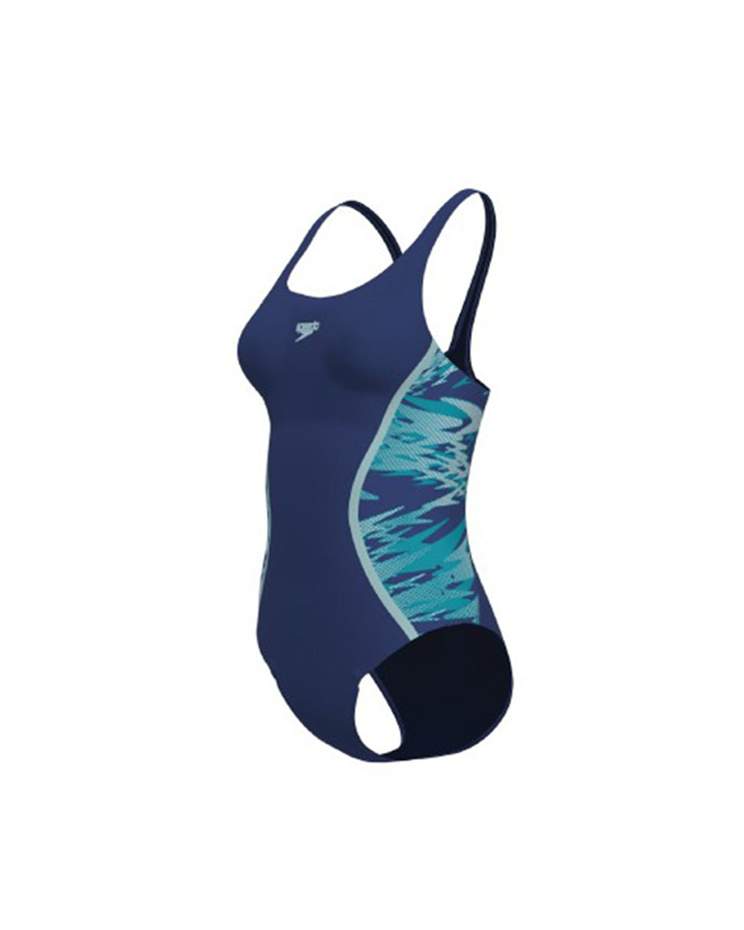 Speedo Women's Hyperboom Splice Muscleback 1pc (AsiaFit) - Blue/Light Blue