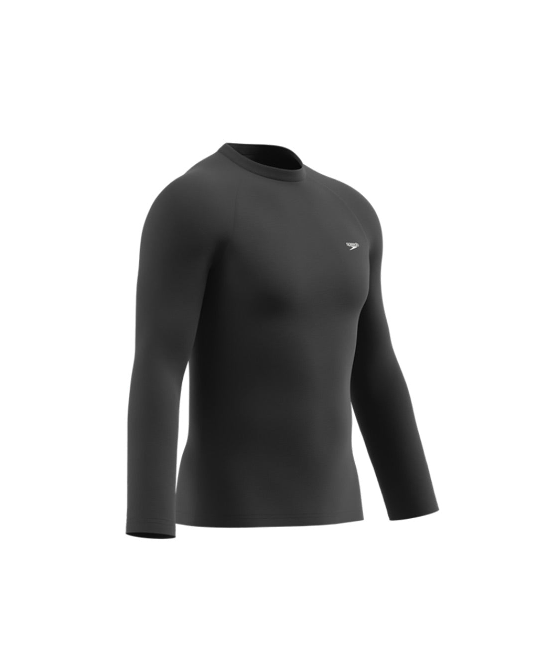 Speedo Men's Long Sleeve Easy 2.0 Swim Shirt - Black