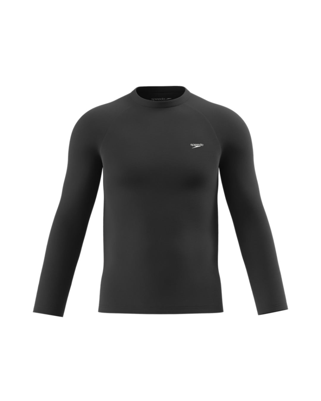 Speedo Men's Long Sleeve Easy 2.0 Swim Shirt - Black