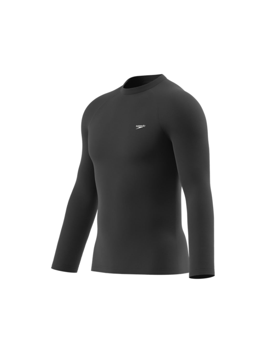 Speedo Men's Long Sleeve Easy 2.0 Swim Shirt - Black