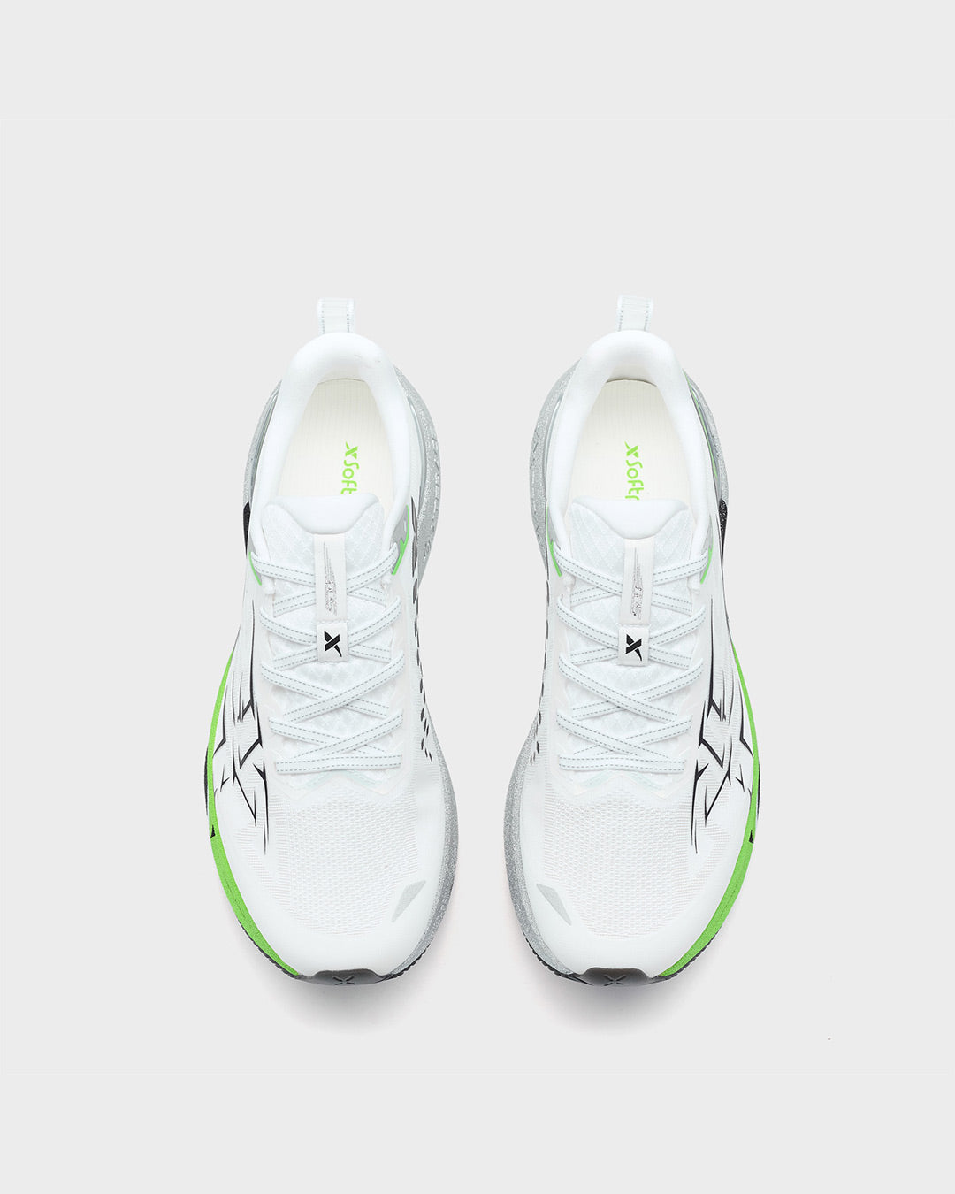 Xtep Men's 2000km 5.0 - Classic White/Black/Shoot Green
