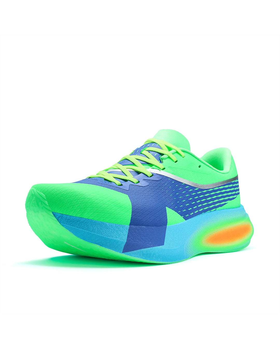 Xtep Men's 2000km 5.5 PRO - Fluorescence Fruit Green/Lyons Blue