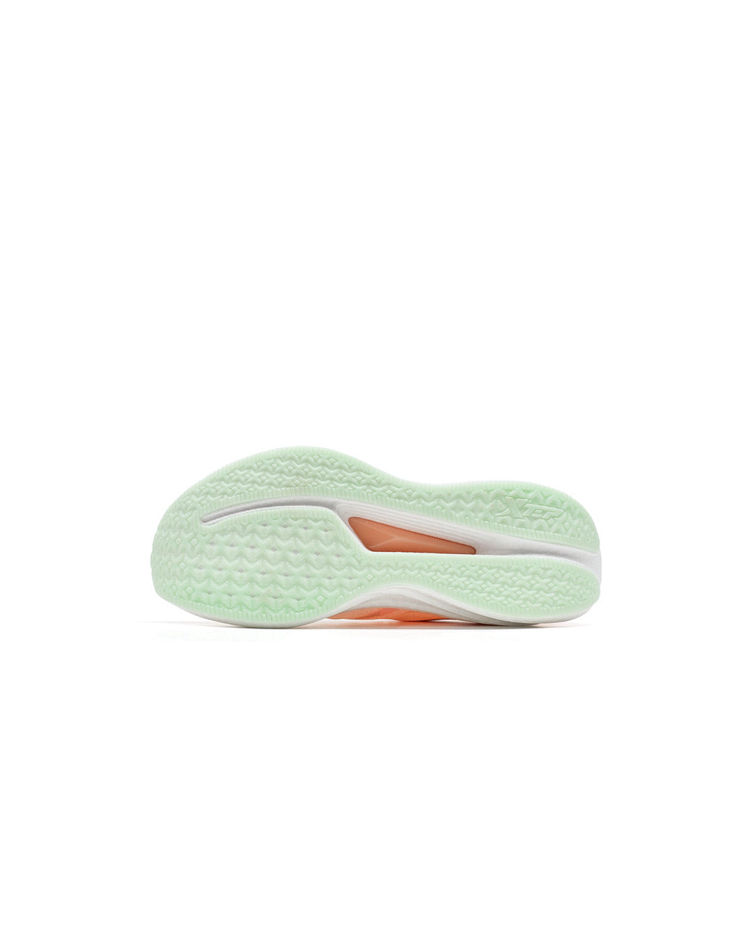 Xtep Women's 2000km 3.0 - Classic White/Pink Orange02/Light Fruit Green
